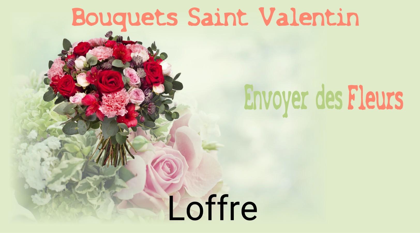 Roses de Saint-Valentin livrées à Loffre